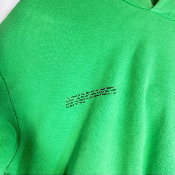 PANGAIA Green Organic/Recycled Cotton Hoodie XS Sustainable Pullover Sweatshirt - Picture 8 of 12